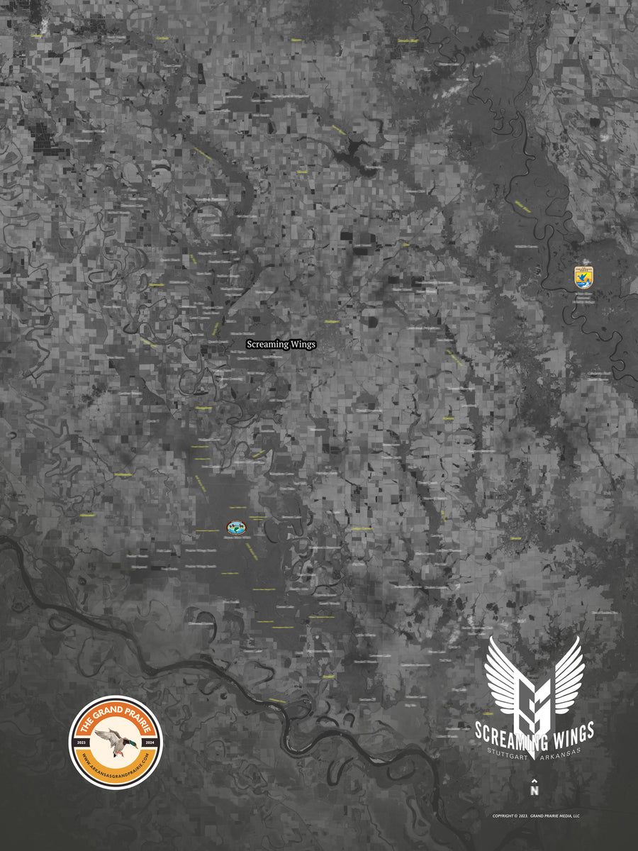 Arkansas Grand Prairie Duck Club Map Grand Prairie Media